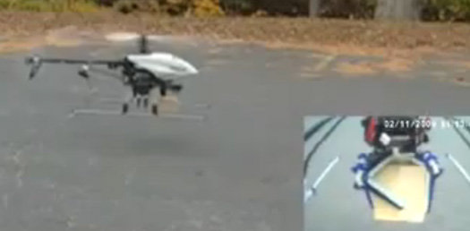 SDM Robot Hand on Helicopter