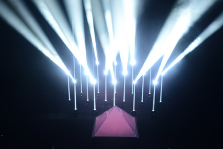 Quadrotor UAV Lightshow