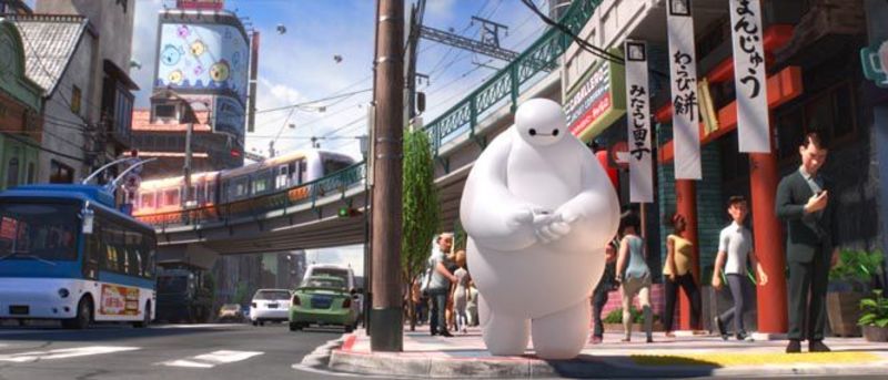 Big Hero 6's Baymax, a big inflatable robot