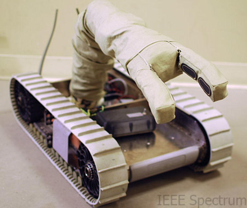 Inflatable robot arm from iRobot