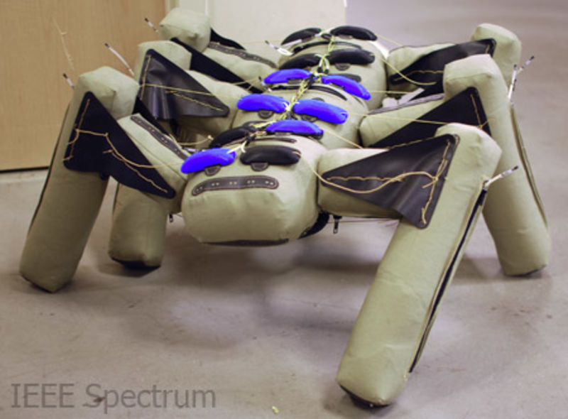 Inflatable robot walker (hexapod) from iRobot