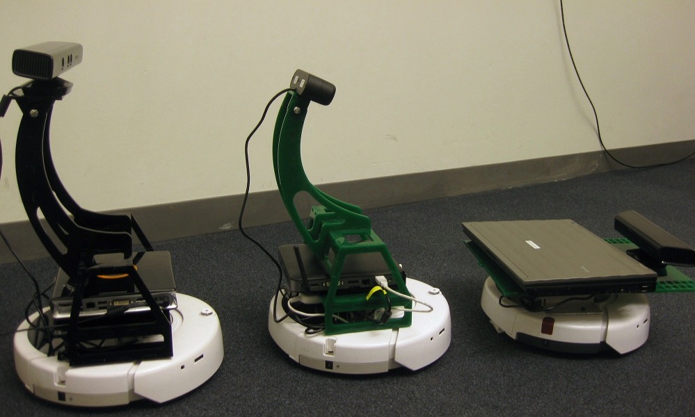 Bilibot -- Robot based on iRobot Create and Kinect depth camera