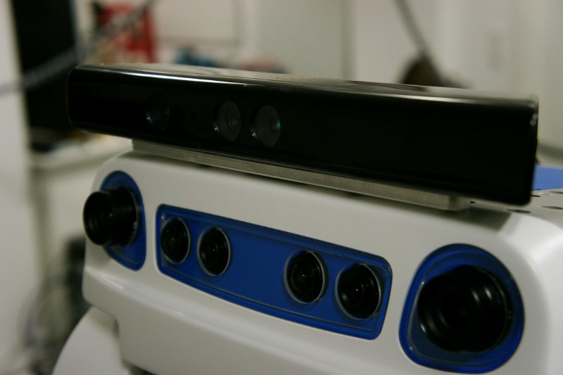 Kinect on PR2 Robot by Willow Garage