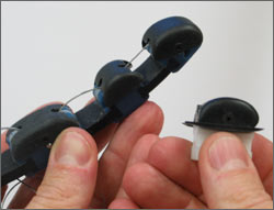 Compliant robot finger fabrication