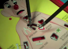Da Vinci Surgical Robot Whimsy: Plays "Operation" Board Game and Builds Paper Airplanes