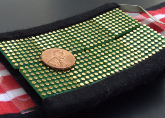 Electrotactile Forehead Display for vision