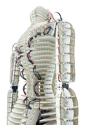 cardboard actuated robot D+ropop 