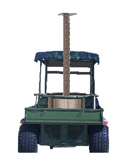 SAM15 Zippermast on ATV