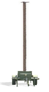 SAM20 Zippermast on Trailer