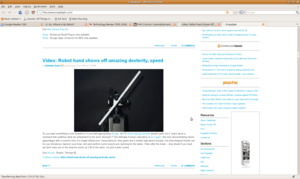 Hizook on Engadget Frontpage (Aug 22nd)