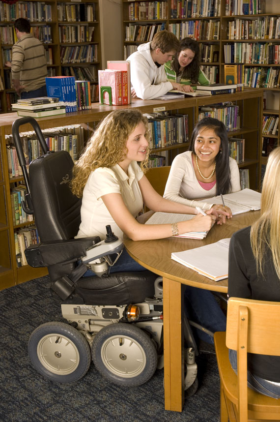 iBOT in 4-wheel, statically stable configuration