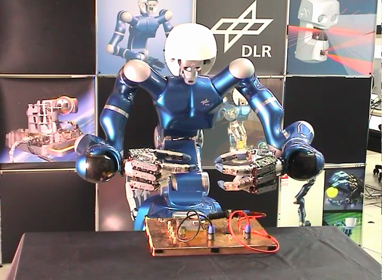 Immersive teleoperation man-machine interface for Rollin Justin Humanoid Robot