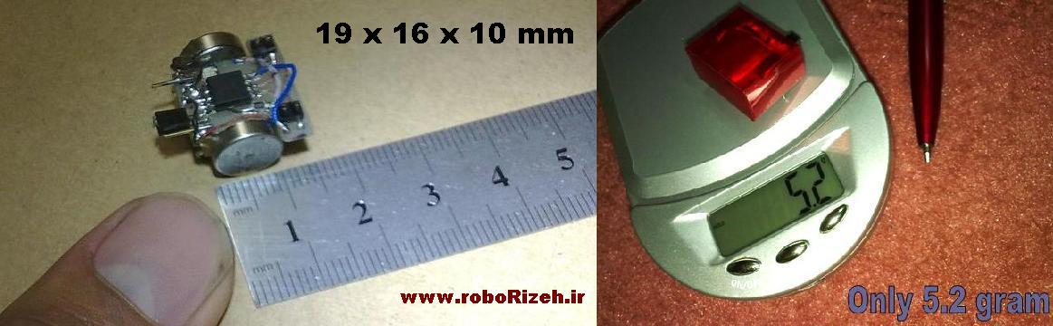 Tiny steerable bristlebot