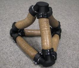 Particle jamming structures