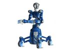 Justin Humanoid Robot Becomes Mobile -- Grows a Variable-Footprint 4-Wheeled Base