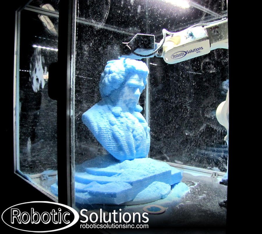 Robotic Solutions' Giant Robot Arm Milling Machine