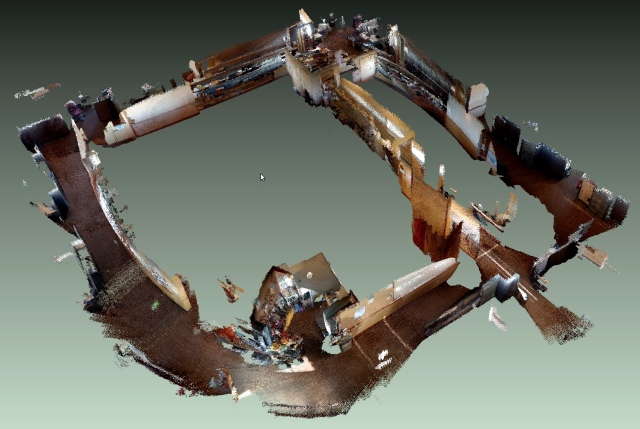 Depth Camera Map Indoors