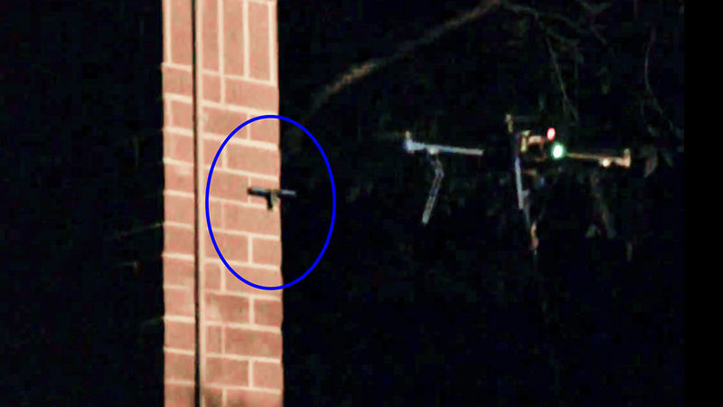 UAV with Boom for Sensor Tag Deployment