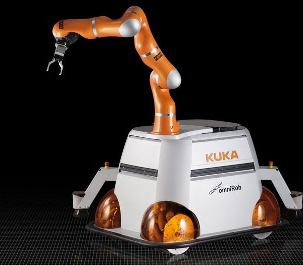 OmniRob: Kuka Robotics Omnidirectional Platform for Mobile Manipulation