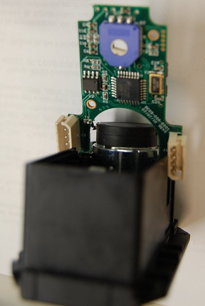 Robotis RX-64 Internals: Inside the back cover, under PCB