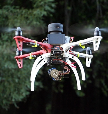 Scanse's Sweep on Drone