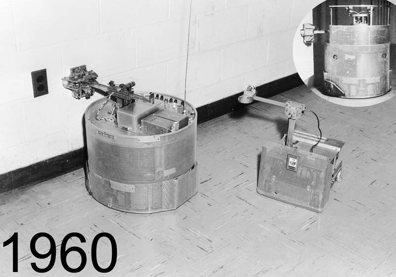 Hopkins Beast Robot Plugging itself into wall outlets