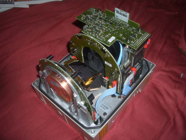 SICK LMS210 Laser Rangefinder (LIDAR) with back cover off