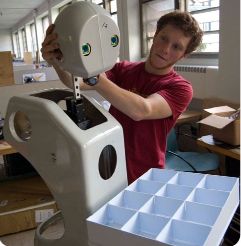 CMU Snackbot Construction: Adding the Head