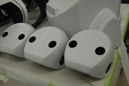 CMU Snackbot Construction: Heads Close-Up