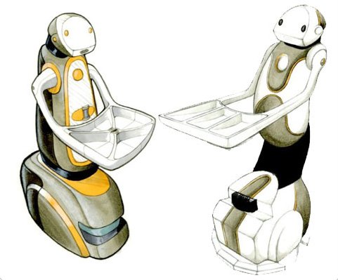 CMU Snackbot Conceptual Drawing