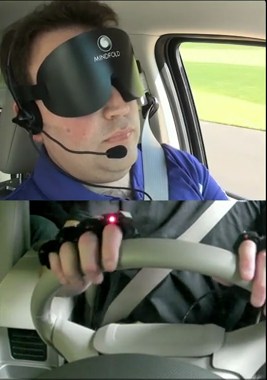 Blind Person Driving