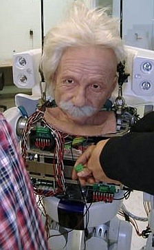 Einstein Robot Face