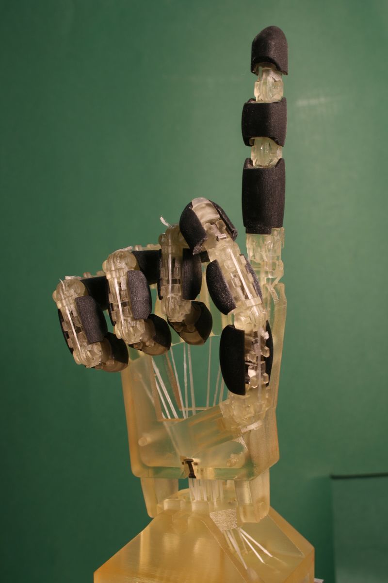 Twisted String actuator hand from Dexmart