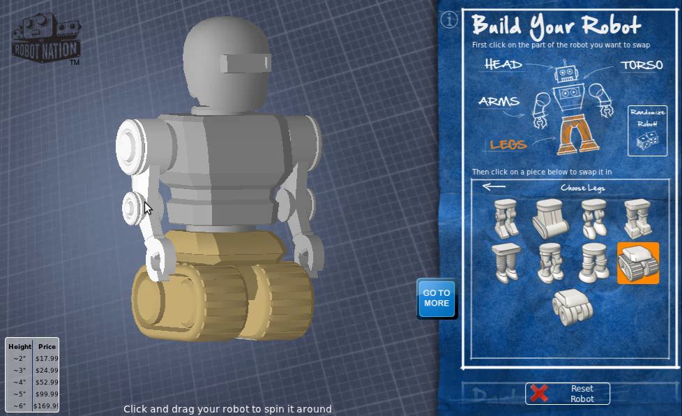 My Robot Nation -- Hizook's Robot Design