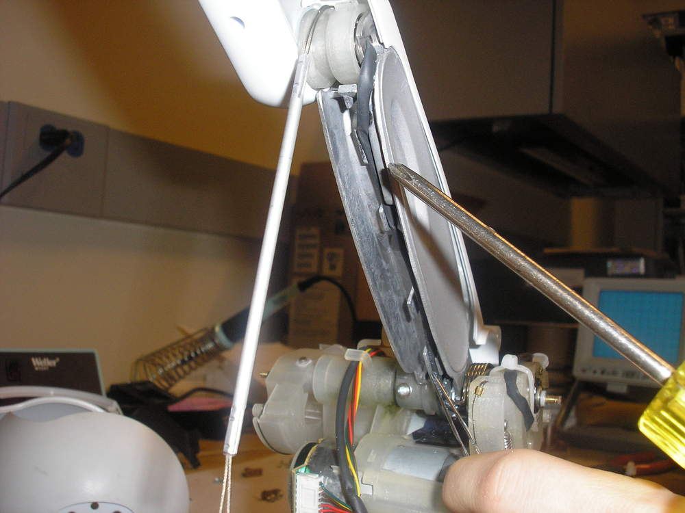 Phantom Omni teardown main arm linkage