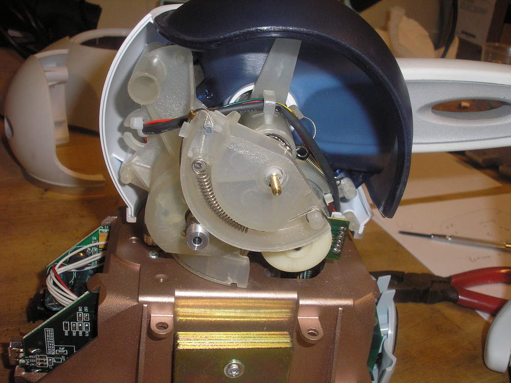 Phantom Omni teardown turret side-view