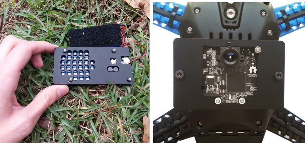 Inverted StarGazer Localization system for Drones
