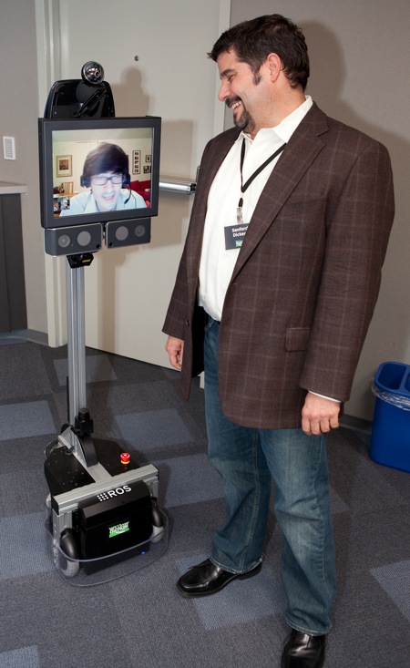 Texai Robots attending the Willow Garage Press Conference