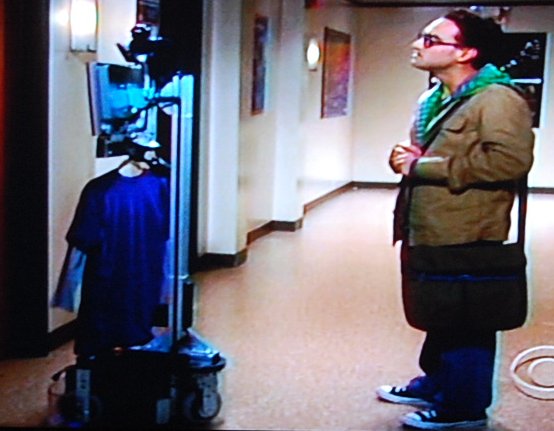 Texai Telepresence robot on Big Bang Theory