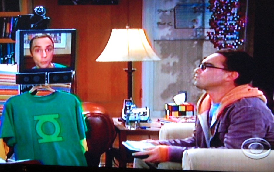 Texai Telepresence robot on Big Bang Theory
