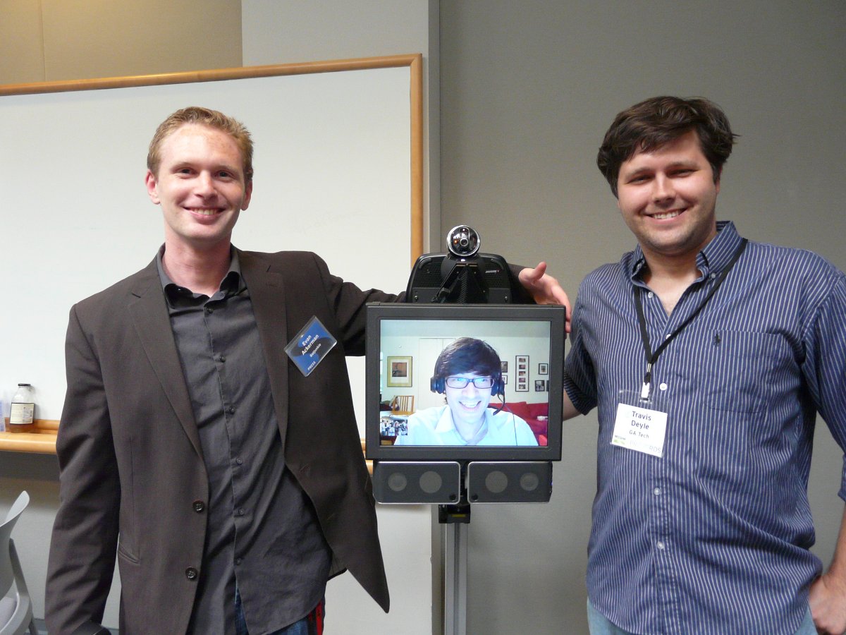 Travis Deyle with Texai Robot