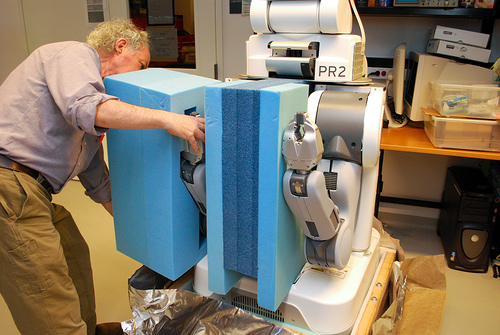 PR2 Unboxing at Stanford